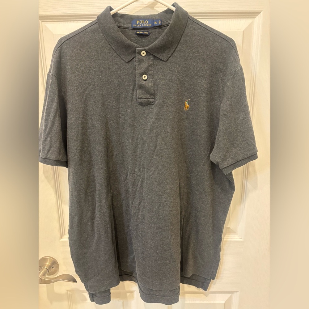 Polo by Ralph Lauren Men's Gray‎ Polo Shirt